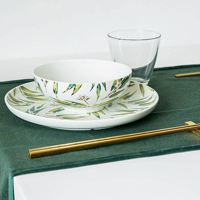 Cassia Plate and Bowl Set