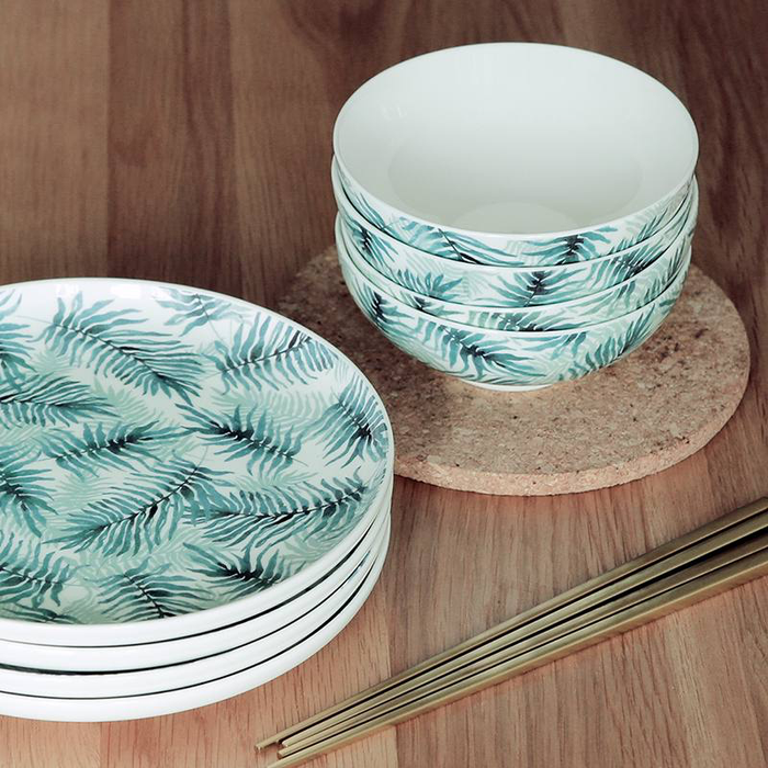 Cassia Plate and Bowl Set