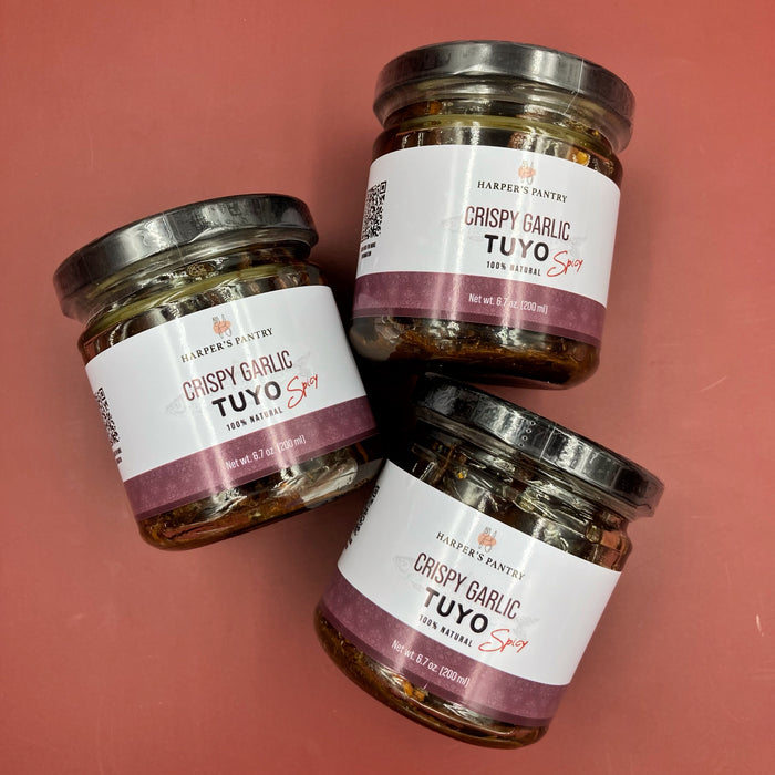 Harper’s Pantry Spicy Crispy Garlic Tuyo (200ml)
