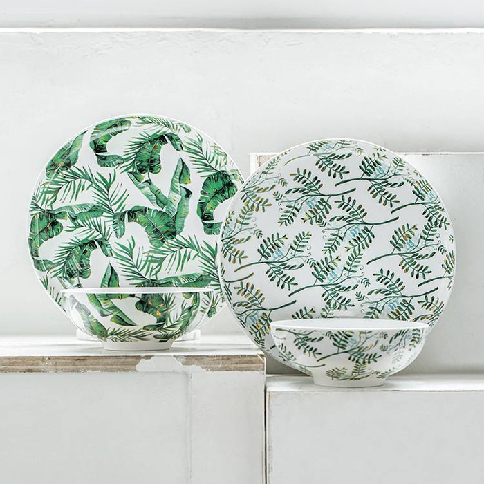 Cassia Plate and Bowl Set