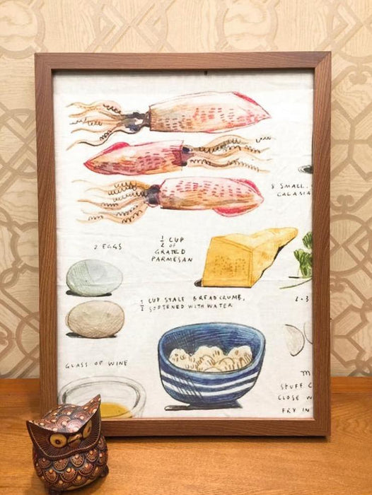 Illustrated Recipe Linen (Illustrations by Ms. Felicita Sala)