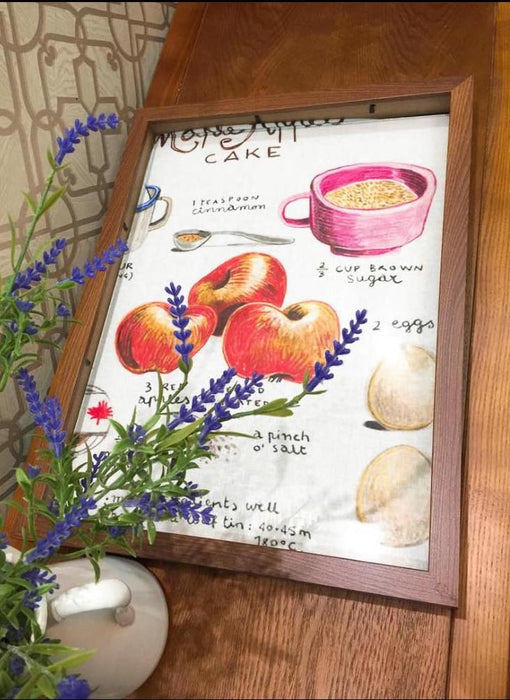 Illustrated Recipe Linen (Illustrations by Ms. Felicita Sala)
