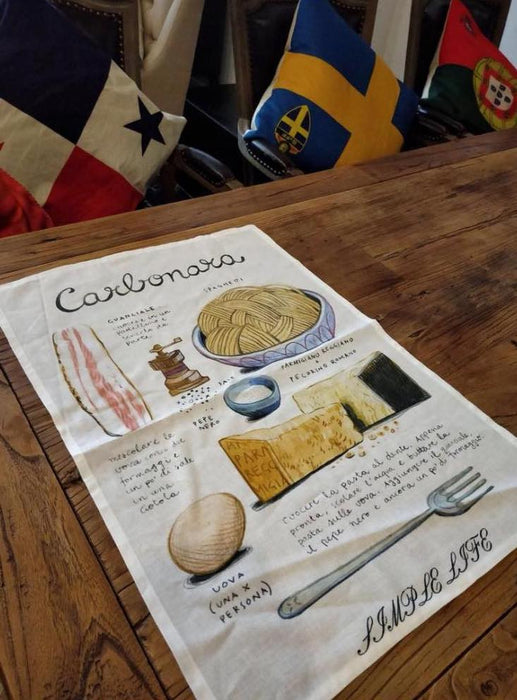 Illustrated Recipe Linen (Illustrations by Ms. Felicita Sala)