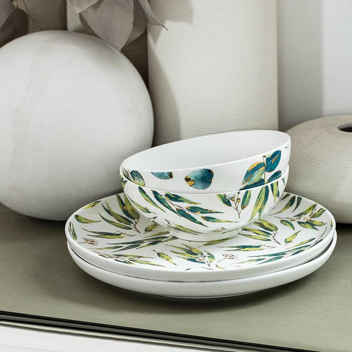 Cassia Plate and Bowl Set