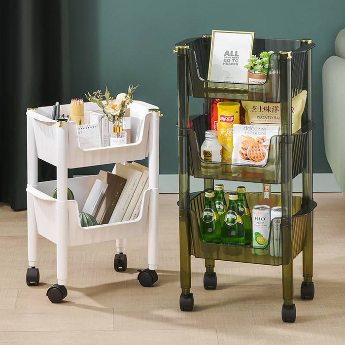 Limba 3-Tier Storage w/ Wheels