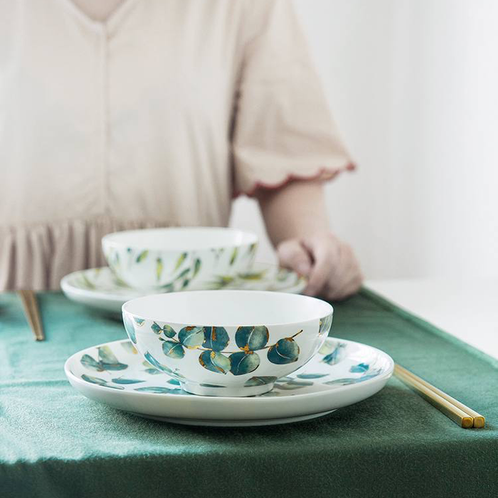 Cassia Plate and Bowl Set
