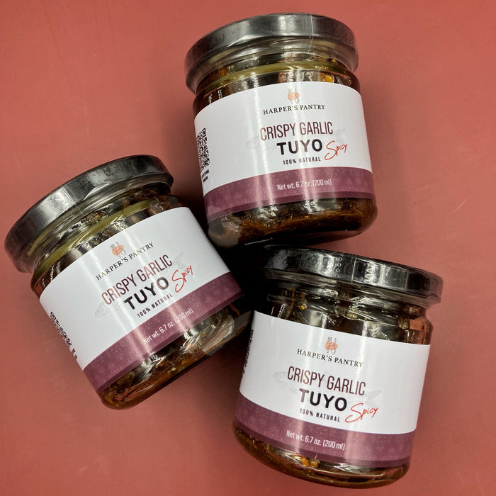Harper’s Pantry Spicy Crispy Garlic Tuyo (200ml)
