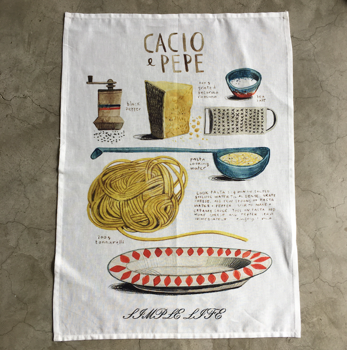 Illustrated Recipe Linen (Illustrations by Ms. Felicita Sala)