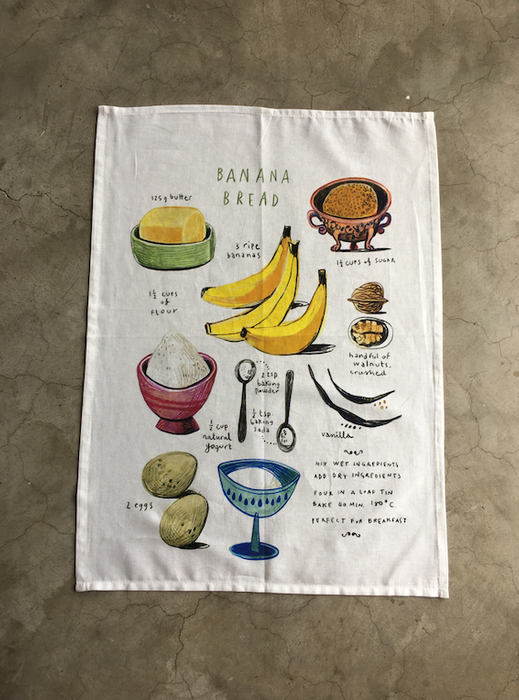 Illustrated Recipe Linen (Illustrations by Ms. Felicita Sala)
