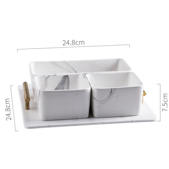 Kallix Snack bowl with tray