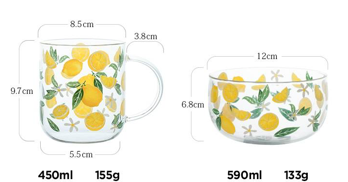 Limonada Bowl or Mug with Silicone Lid