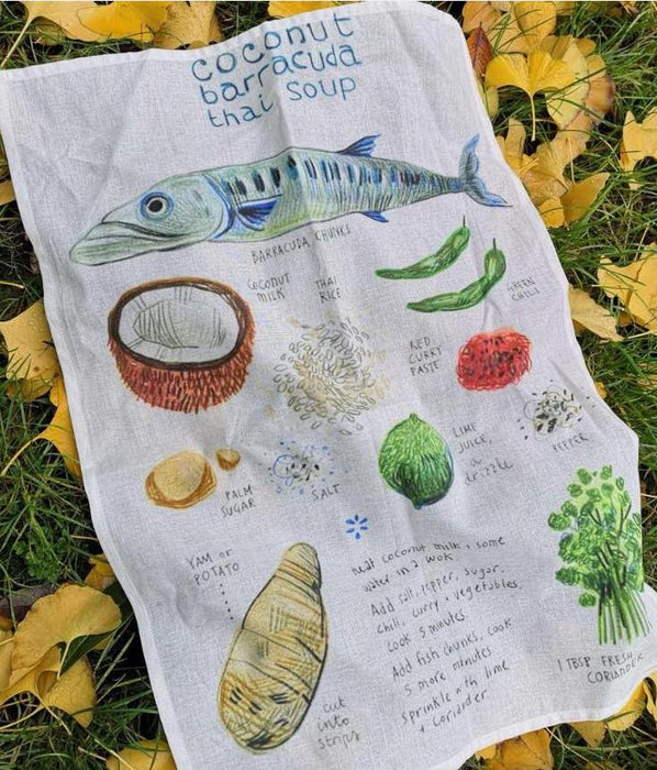 Illustrated Recipe Linen (Illustrations by Ms. Felicita Sala)