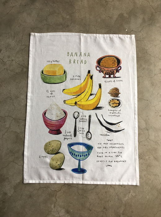 Printed Linen Napkin/ Placemat/ Kitchen Towel